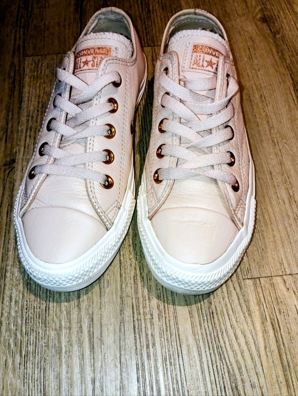 Converse Chuck Taylor All Star Leather Ox - Rose Gold/Dusty Pink 6W